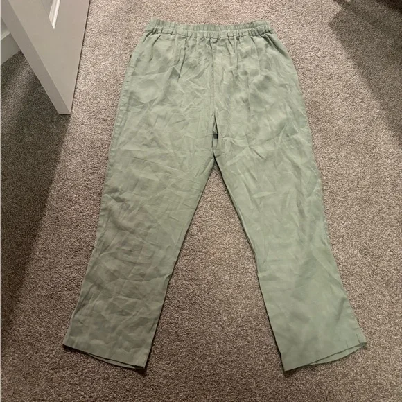 Primark Sage Green Trouser Pants - Picture 3 of 3